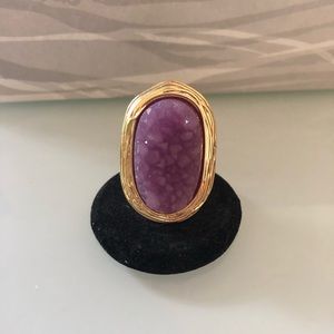3 for $25 🛍 Cocktail adjustable ring w/big stone